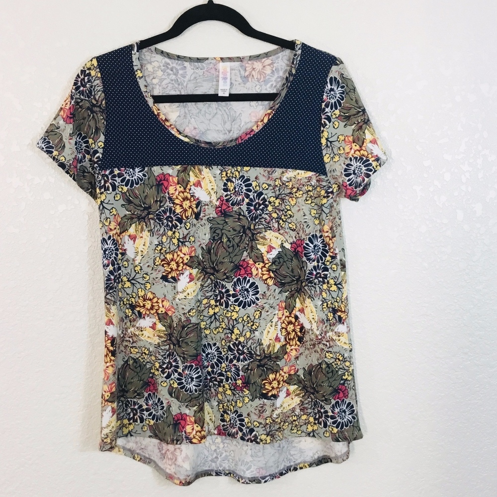 LulaRoe floral top sz XS